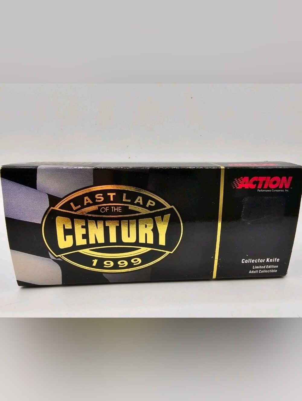 1999 Action Last Lap of the Century 4" Closed Folding NASCAR Cutlery